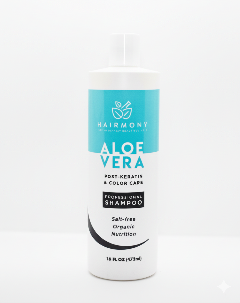 Hairmont Aloe Vera shampoo bottle on a white background